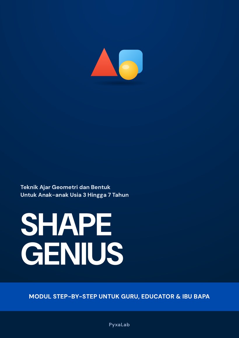 Cover modul Shape Genius oleh PyxaLab